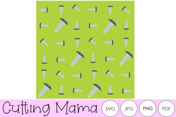 Blue Screw Seamless Pattern Graphics