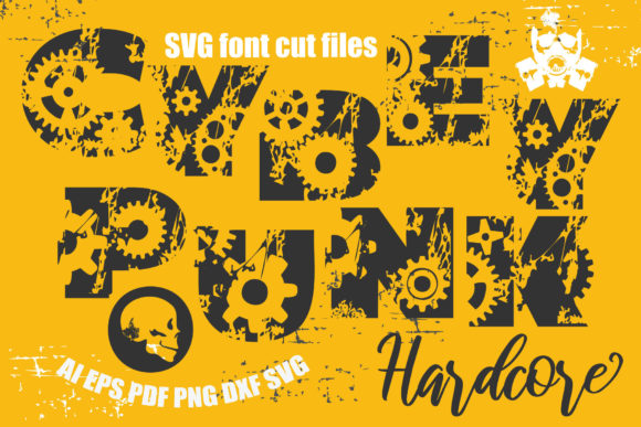 Cyberpunk Hardcore Font: Graphics for Bold Branding