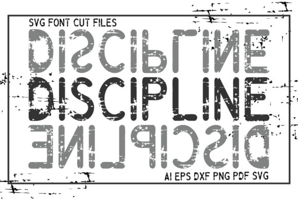 Discipline Font for Graphics and Crafts