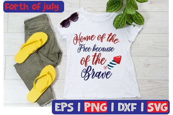 Home of the Free Because of the Brave Graphics