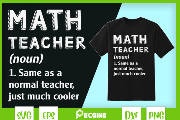 Math Teacher Definition Funny School Graphics