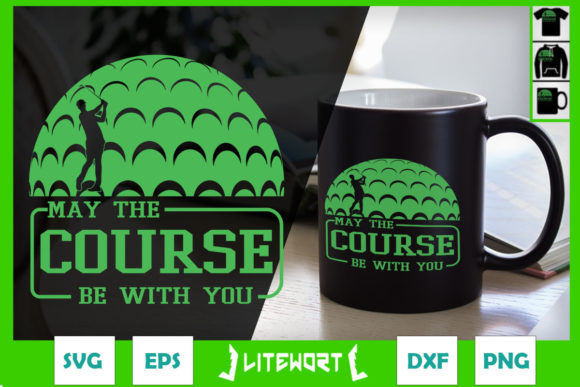 May the Course Be with You Golf Graphics