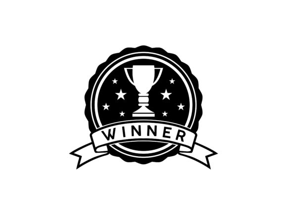 Winner Trophy Emblem Graphics and Logos
